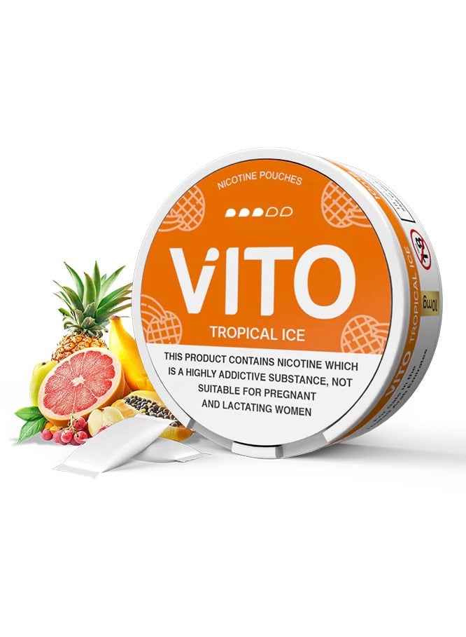 VITO tropical ice 10mg nicotine pouches - Image 2
